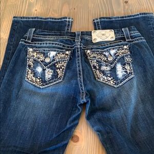 Miss Me jeans mid rise easy boot size 30
